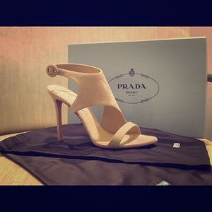 Prada Dorsay Cutout Sandal